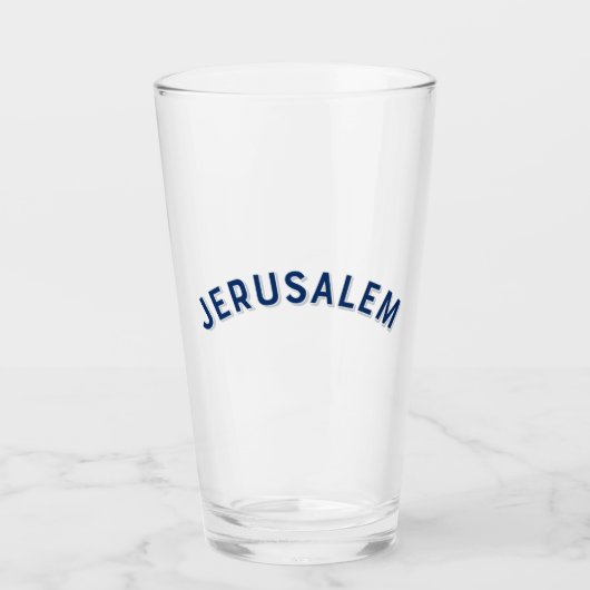 Jerusalem Isreal Glas (Vorderseite)