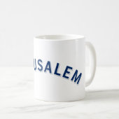 Jerusalem Isreal Kaffeetasse (VorderseiteRechts)