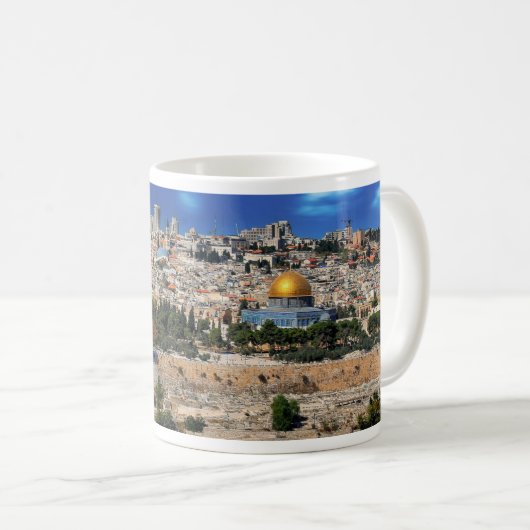 Jerusalem Kaffeetasse (VorderseiteRechts)
