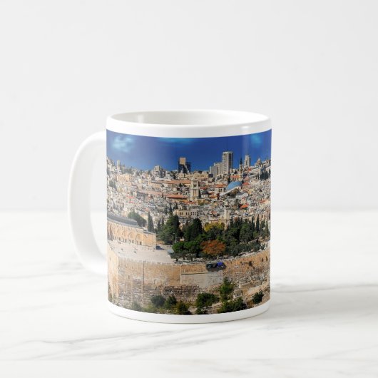 Jerusalem Kaffeetasse (Vorderseite Links)