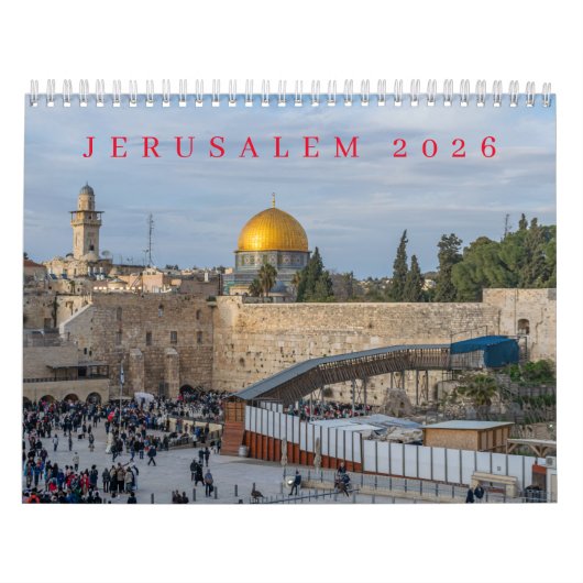 Jerusalem-Kalender 2026 Kalender (Titelbild)