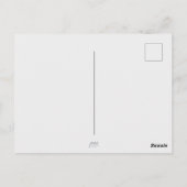 Jerusalem-Karte: Ein Psalm-Zitat auf Hebräisch und Postkarte (Rückseite)