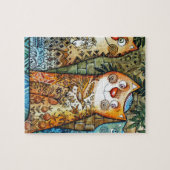 Jerusalem-Katzen Puzzle (Horizontal)