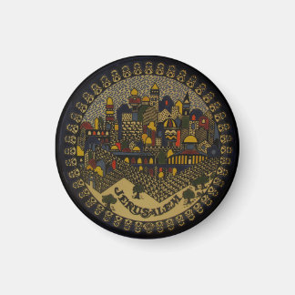 Jerusalem Keramik Magnet
