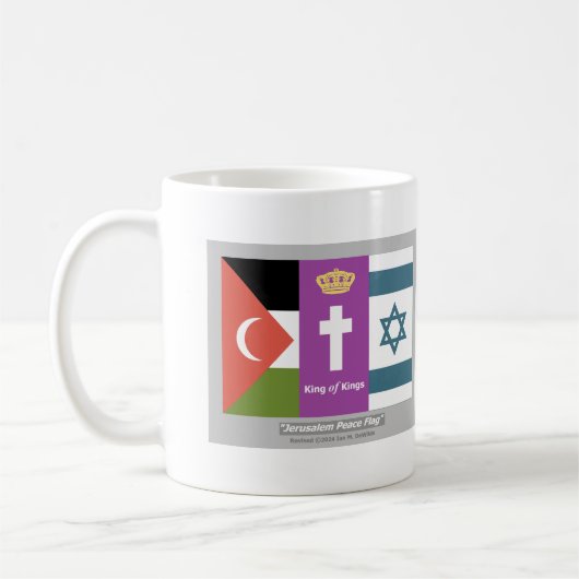 Jerusalem King of Kings Tasse (Links)