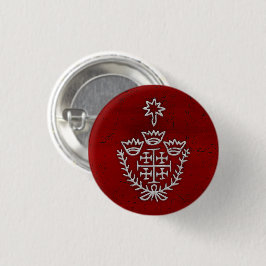 Jerusalem Knight Templar Kreuzfahrer Cross Deus Vu Button