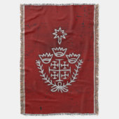 Jerusalem Knight Templar Kreuzfahrer Cross Deus Vu Decke (Vorderseite Vertikal)