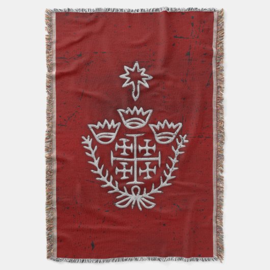 Jerusalem Knight Templar Kreuzfahrer Cross Deus Vu Decke (Vorderseite Vertikal)