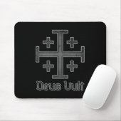 Jerusalem Knight Templar Kreuzfahrer Cross Deus Vu Mousepad (Mit Mouse)