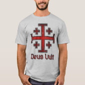 Jerusalem Knight Templar Kreuzfahrer Kreuz Christl T-Shirt (Vorderseite)