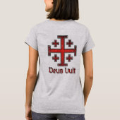 Jerusalem Knight Templar Kreuzfahrer Kreuz Christl T-Shirt (Rückseite)