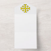 Jerusalem-Kreuz All In One Einladung (Innen Boden)