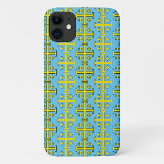 Jerusalem-Kreuz Case-Mate iPhone Hülle (Rückseite)