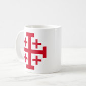 Jerusalem-Kreuz-Kaffeetasse Kaffeetasse (Vorderseite Links)