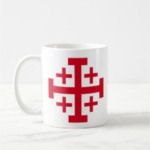 Jerusalem-Kreuz-Kaffeetasse