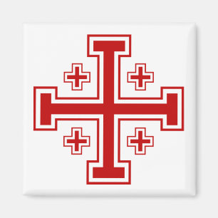 Jerusalem-Kreuz Magnet