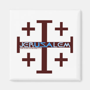 Jerusalem-Kreuz Magnet