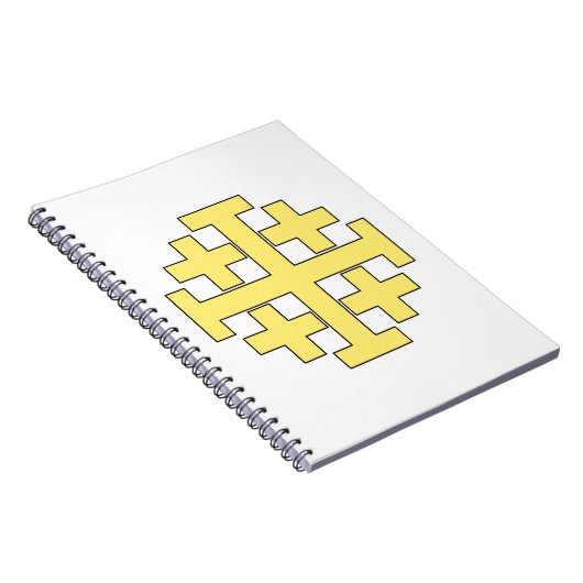 Jerusalem-Kreuz Notizblock (Rechte Seite)