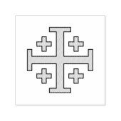 Jerusalem-Kreuz Permastempel (Design)