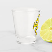 Jerusalem-Kreuz Schnapsglas (Links)