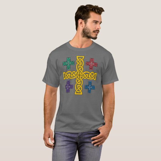 Jerusalem-Kreuz-Shirt T-Shirt (Vorne ganz)