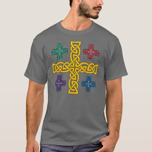 Jerusalem-Kreuz-Shirt T-Shirt (Vorderseite)