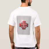 Jerusalem-Kreuz T-Shirt (Rückseite)