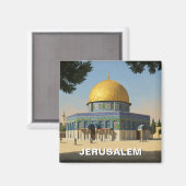 Jerusalem-Kuppel der Rockreise Magnet (Vorderseite/Rückseite)