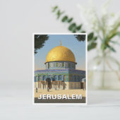 Jerusalem-Kuppel der Rockreise Postkarte (Stehend Vorderseite)