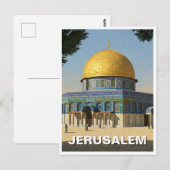 Jerusalem-Kuppel der Rockreise Postkarte (Vorne/Hinten)