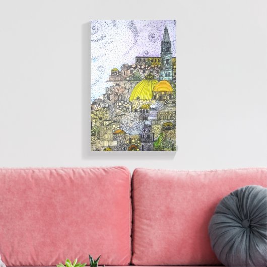 Jerusalem Leinwanddruck (Insitu (Wohnzimmer))
