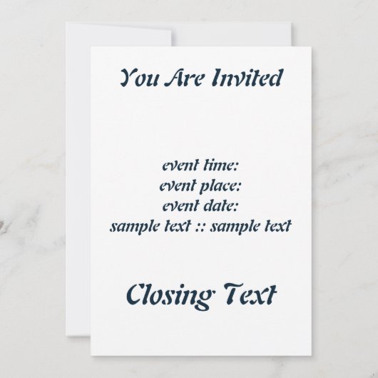 Jerusalem Löwe mit Flagge Einladung (Rückseite)