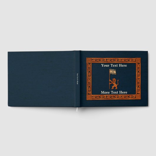 Jerusalem Löwe mit Flagge Gästebuch (Voll)