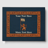 Jerusalem Löwe mit Flagge Gästebuch (Vorderseite)