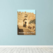 Jerusalem - Löwentor Leinwanddruck (Insitu (Holzboden))