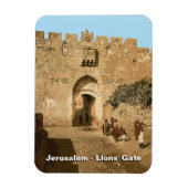 Jerusalem - Löwentor Magnet (Vertikal)