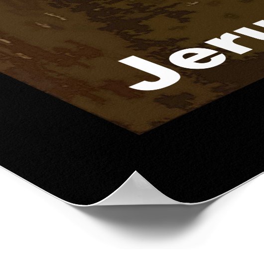 Jerusalem - Löwentor Poster (Ecke)