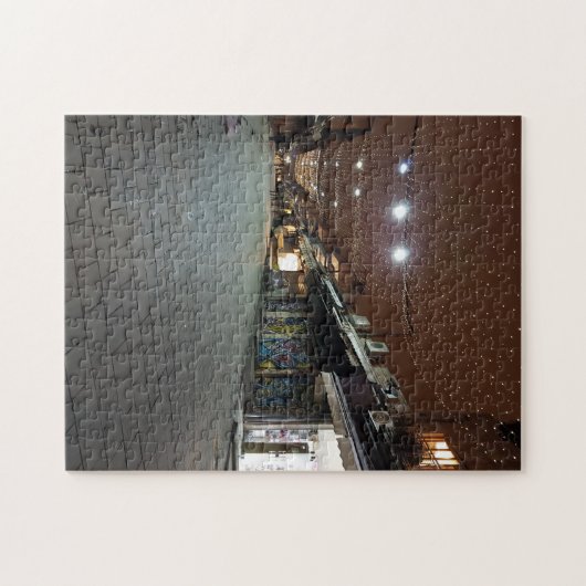 Jerusalem Machane Yehuda am Nachtisch Puzzle (Horizontal)