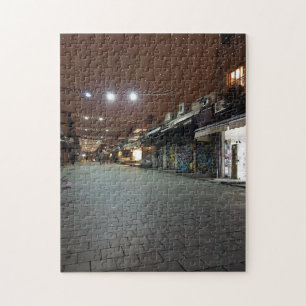 Jerusalem Machane Yehuda im Nachträgliche Puzzle