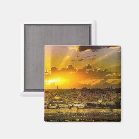 Jerusalem Magnet (Vorderseite/Rückseite)
