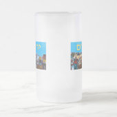 Jerusalem Mattglas Bierglas (Mittel)