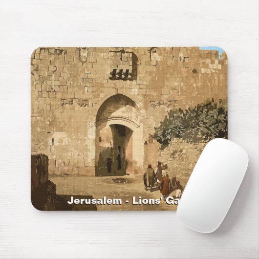Jerusalem - Mauspad für Löwen (Mit Mouse)