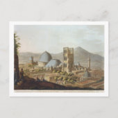 Jerusalem mit der Kirche des Heiligen Sepulchers,  Postkarte (Vorderseite)