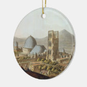 Jerusalem mit der Kirche des heiligen Sepulchre, p Keramikornament (Links)