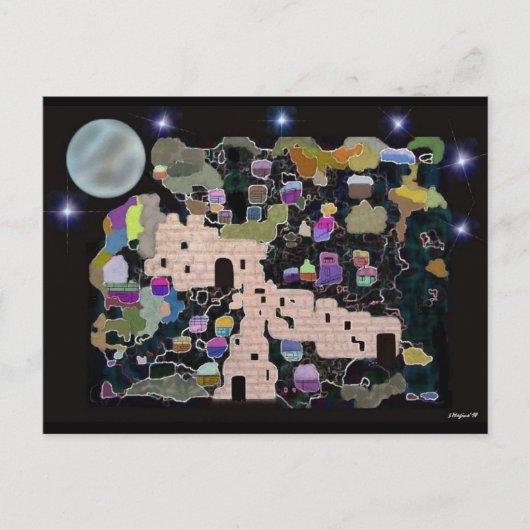 Jerusalem Moon Postkarten (Vorderseite)