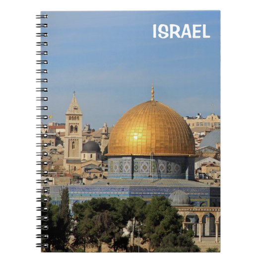 Jerusalem-Notebook in Israel Notizblock (Vorderseite)