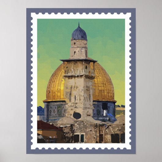 Jerusalem - Palästina Poster (Vorne)