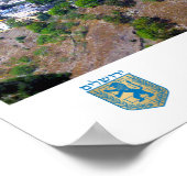 Jerusalem Panoramaposter Poster (Ecke)