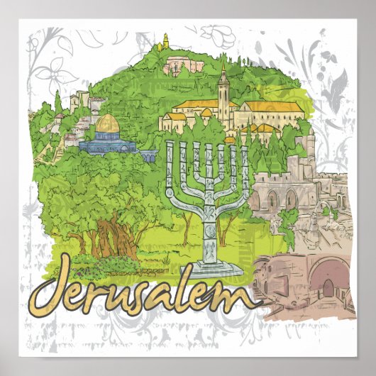 Jerusalem Poster (Vorne)