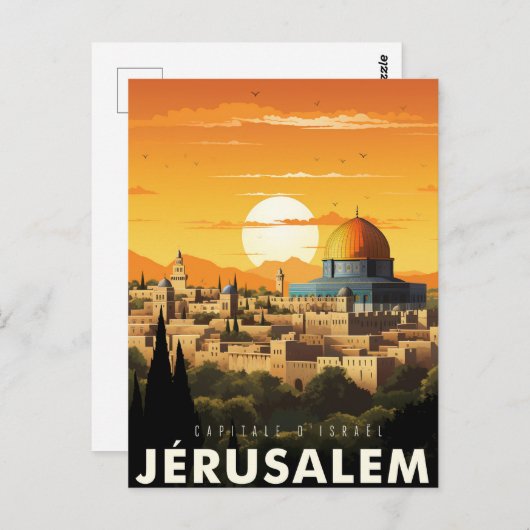 Jerusalem - Poster - Poster Postkarte (Vorne/Hinten)